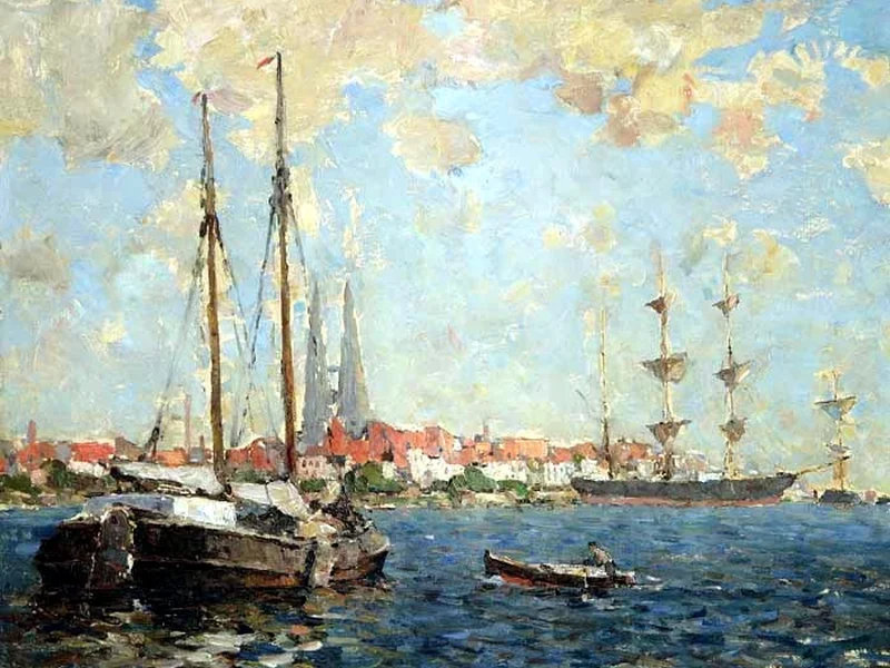 1872-Ulrich Hübner - Baia di Travemünde-Lübeck